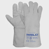 IWELD Rukavice za zavarivanje Basic, 14", sive